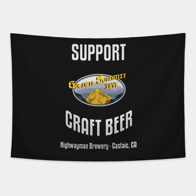 HMB Support Craft Beer: Golden Summit IPA Tapestry by kevos