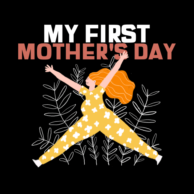 My First Mother's Day Super Mom Badass Mom Cute Mom by TV Dinners