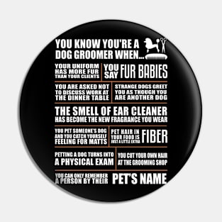 Dog groomer Pin