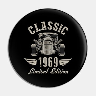 53 Year Old Gift Classic 1969 Limited Edition 53rd Birthday Pin