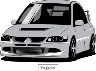 Mitsubishi Evo 8 Magnet