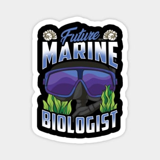 Cute Future Marine Biologist Biology Student Magnet