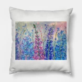 Blue flowers Pillow