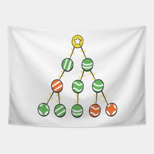 Programmer Christmas Tree - Funny Programming Jokes - Light Color Tapestry