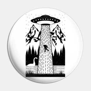 Bigfoot Ufo Abduction Pin