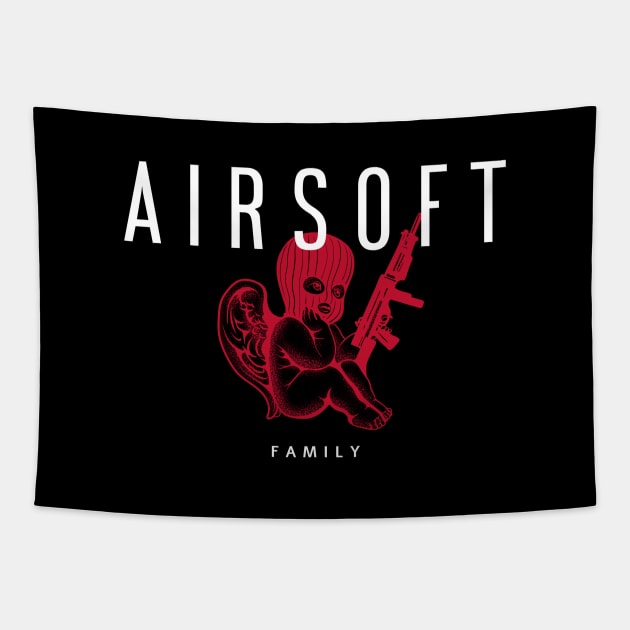 Airsoft Family - Masked Angel Tapestry by Airsoft_Family_Tees