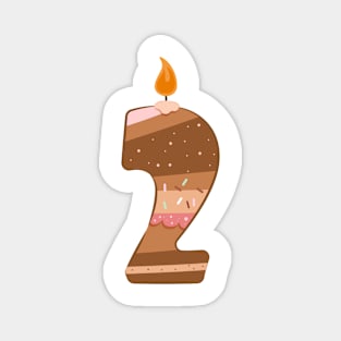 Cake number 2 Magnet