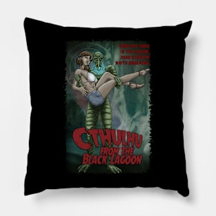 Cthulhu From the Black Lagoon Pillow