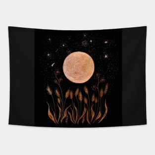 Lammas Lughnasadh Wicca harvest moon Tapestry