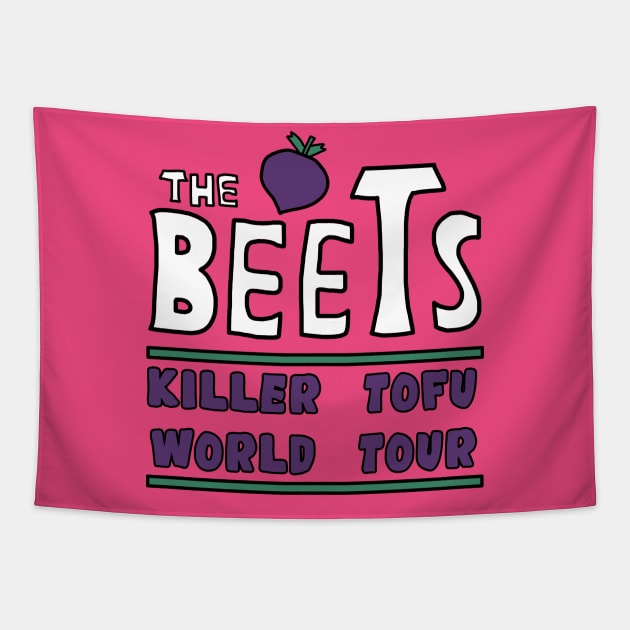 THE BEETS // Killer Tofu Tour Tapestry by darklordpug