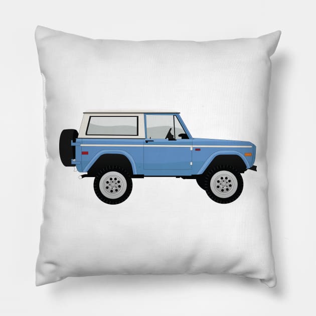 Ford Bronco Pillow by kindacoolbutnotreally