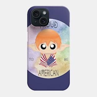 Proud to be American (Sleepy Forest Creatures) Phone Case