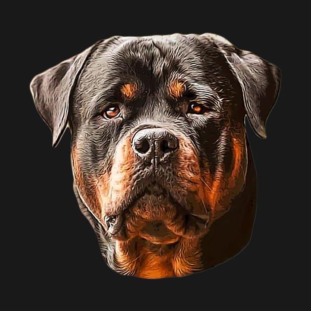 Rottweiler Dog by Elarex