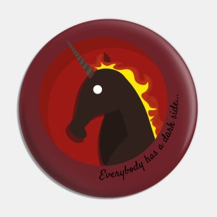 Dark unicorn Pin