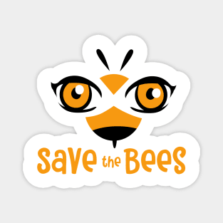 Save the Bees wings eyes Magnet