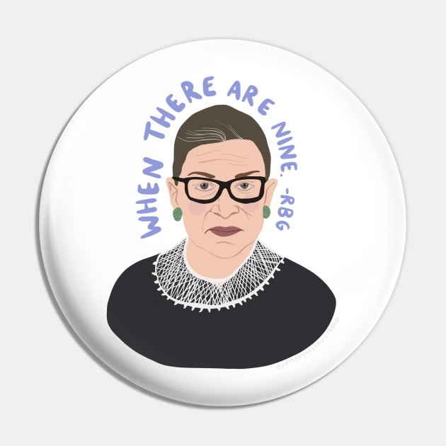 RBG Pin by Harmony Willow Studio