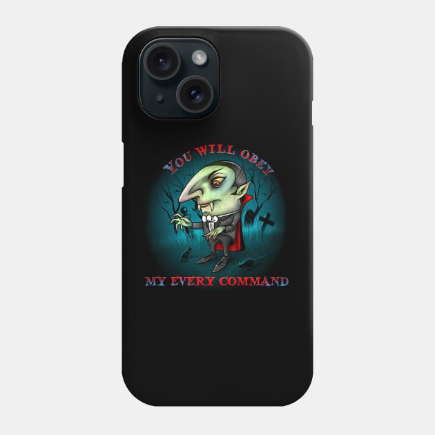 Dracula Phone Case by Rosado