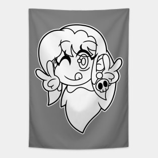 Lil' Cutie Cristel (B&W) Tapestry