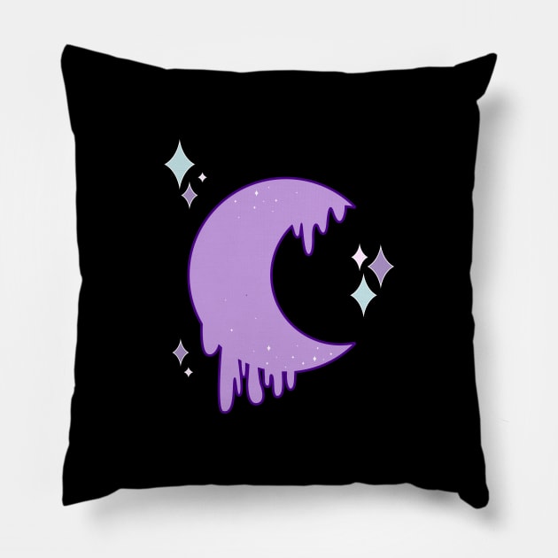 PASTEL MOON Pillow by KaonashixJo