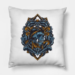 Slither Skull: Where Death Takes a Crawl Pillow