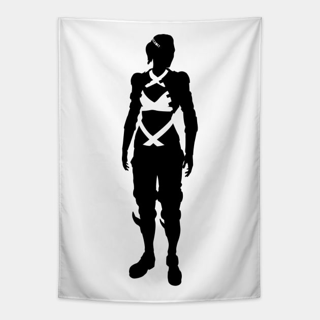 Mass Effect: Jack Tapestry by firlachiel