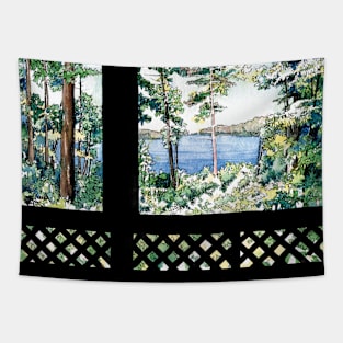 Porch View Tapestry