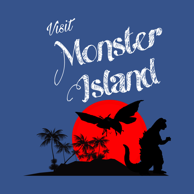 Visit Monster Island by Kaiju Weekly