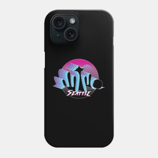 Seattle Vaporwave Phone Case