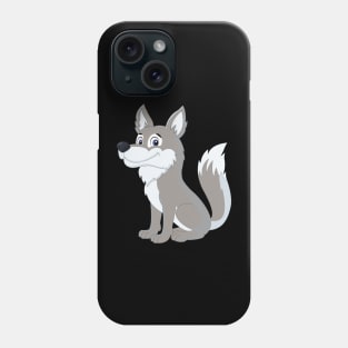 Cartoon Wolf Classic Phone Case