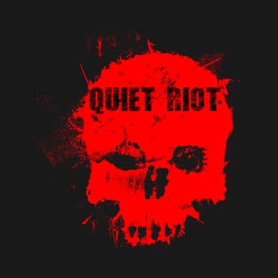 Quiet Skull Splash T-Shirt