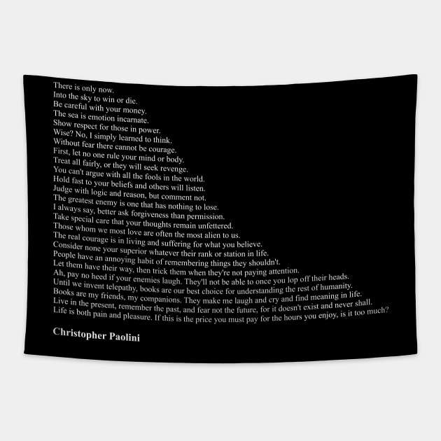 Christopher Paolini Quotes Tapestry by qqqueiru