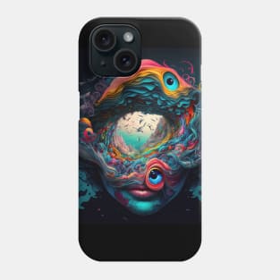 Chaotic and surreal distorted figure - Mind Blowing Moment #6 Phone Case