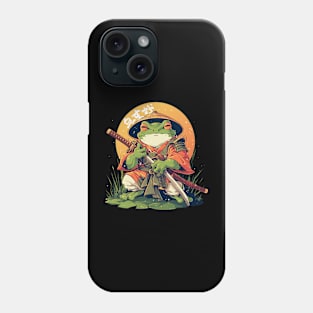 samurai frog Phone Case