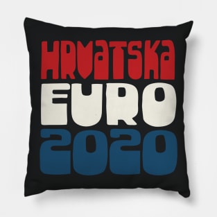 Hrvatska / Euro 2020 Football Fan Design Pillow