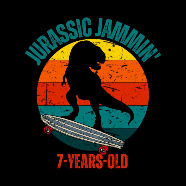 Jurassic Jammin' 7-Years-Old Boys Birthday Party Dinosaur Theme by Sams Design Room