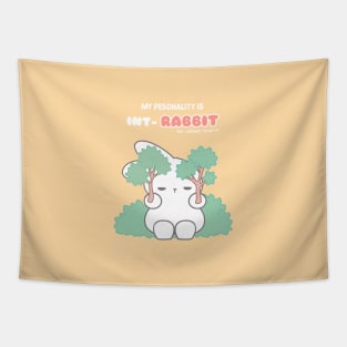 The Shy Introvert Bunny Tapestry