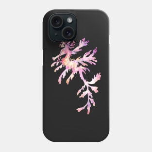 Dragons do Exist! Leafy seahorse pink Phone Case