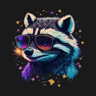 Raccoon in sunglasses T-Shirt