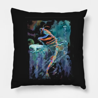 Skeleton Fish Pillow