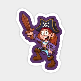 Pirate Girl Magnet