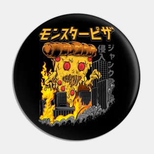 Monster Pizza Pin