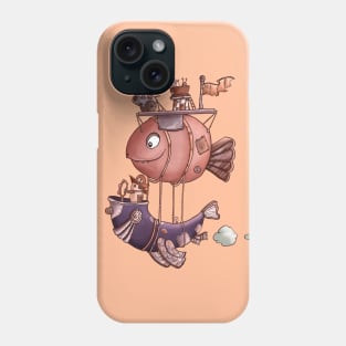 Pirate Steampunk Hot-Air balloon Phone Case