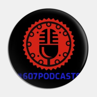 607 Podcasts Logo Pin