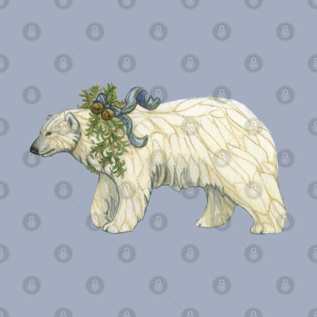 Winter Bear, White by AmberStone