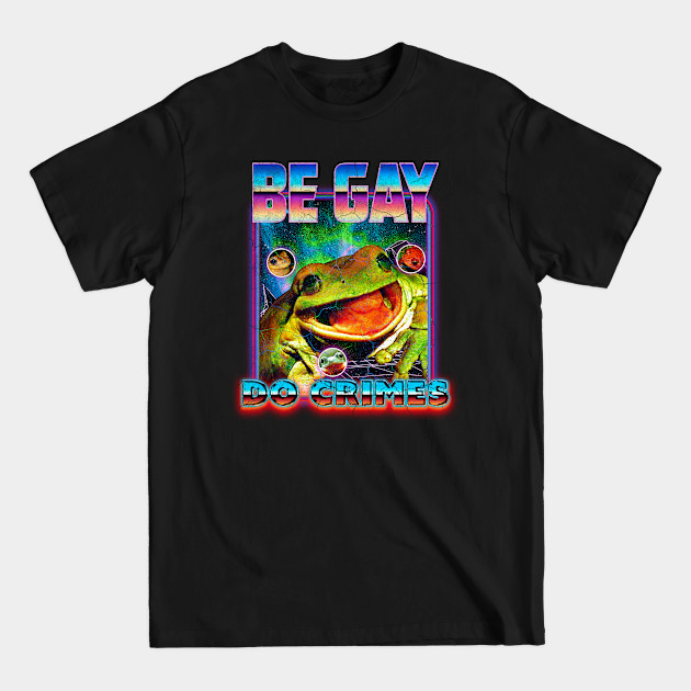 Vintage Frog Crimes - Frog - T-Shirt