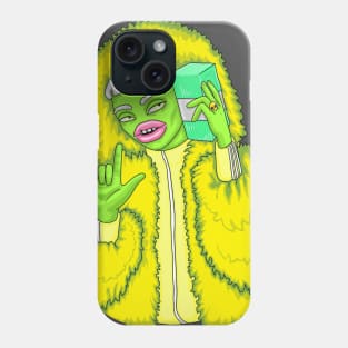 Yellow Fur Phone Case