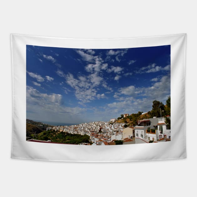 Torrox Costa Del Sol Andalusia Spain Tapestry by AndyEvansPhotos