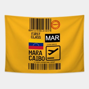 Maracaibo travel ticket Tapestry