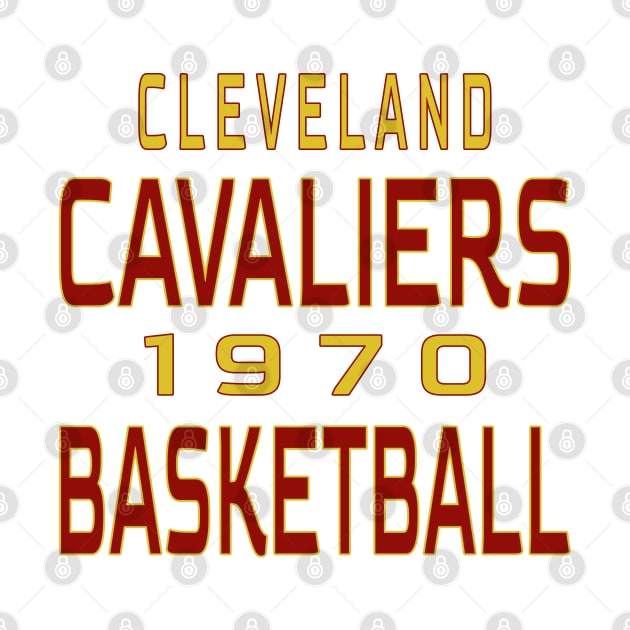 Cleveland Cavaliers Basketball 1970 Classic by Medo Creations