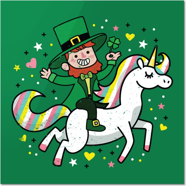 Leprechaun Riding A Unicorn - Funny St Patricks Day Shirts Leprechaun Riding A Unicorn - Funny St Patricks Day Shirts